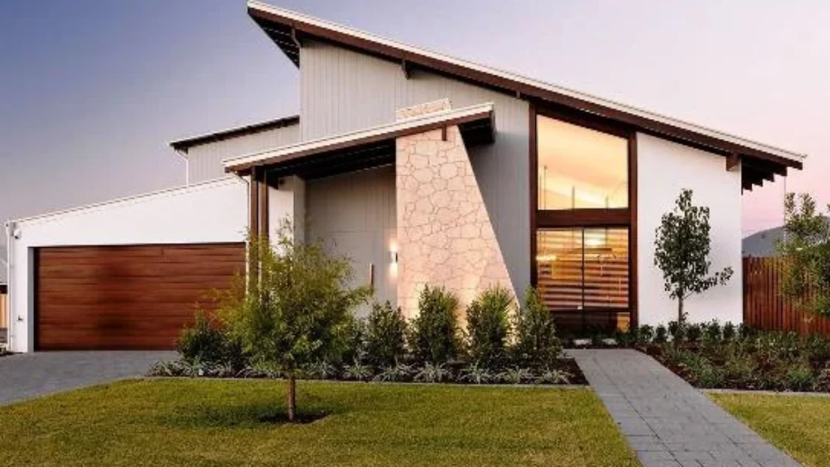 Gambar Desain Rumah Atap Miring Ke Samping Warna Cat Interior Elegan Rumah Korea Selatan Sederhana