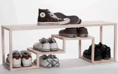 Desain Rak Sepatu Distro Plafon Ruang Keluarga Minimalis Hemat Biaya Murah Ukuran Sempit