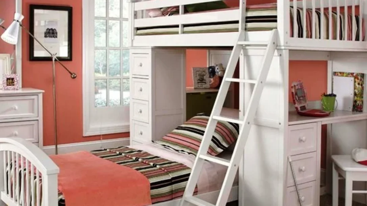 Gambar Tempat Tidur Anak Dua Susun Desain Modern Ruang Minimalis