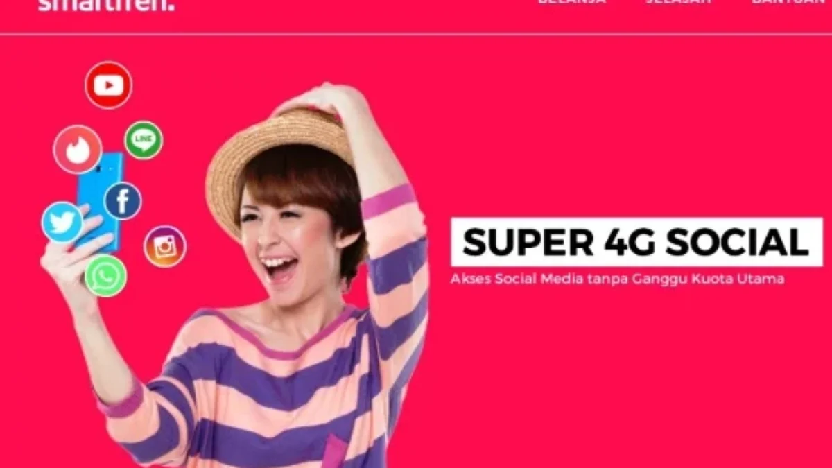 Paket Sosial Media Smartfren Unlimited FUP Lancar Tanpa Batas